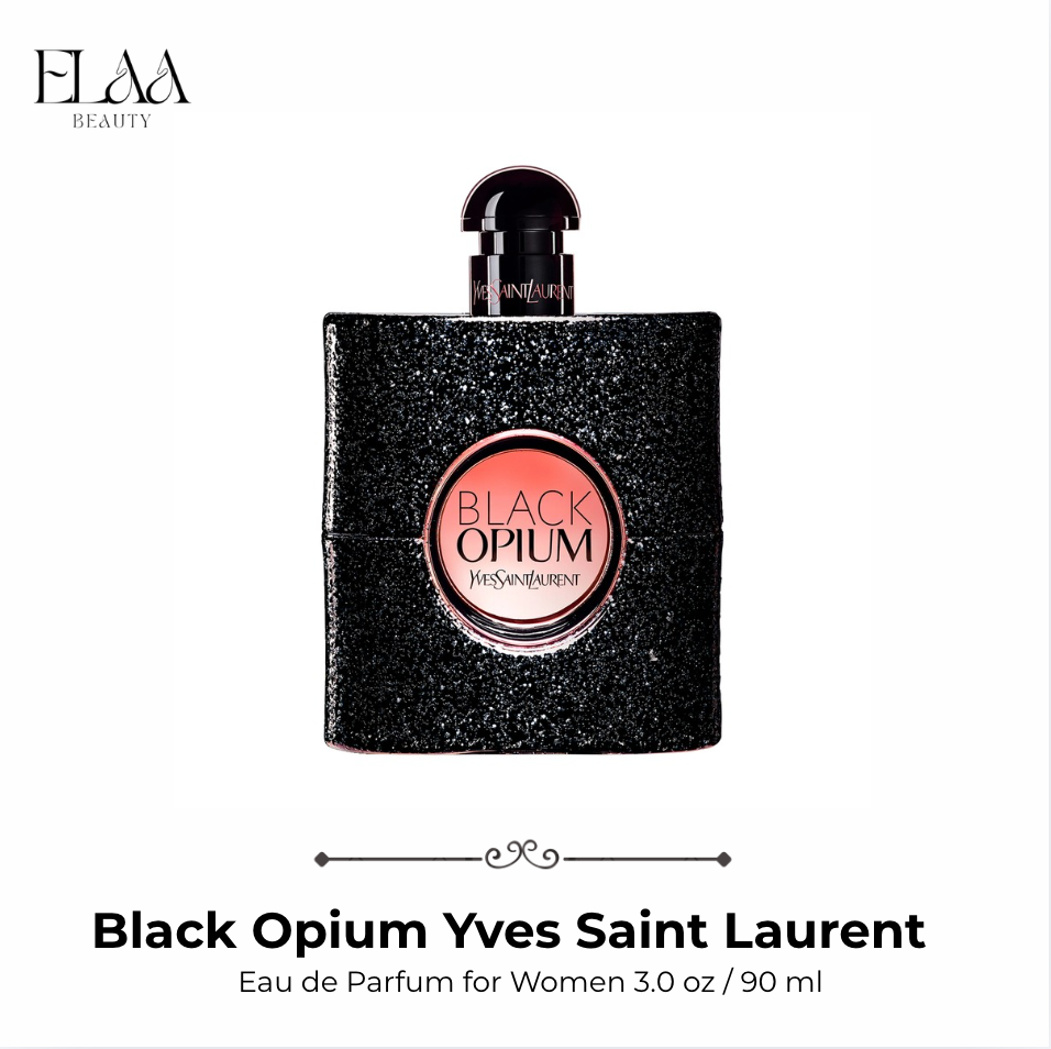 Black Opium Yves Saint Laurent  Eau de Parfum for Women 3.0 oz / 90 ml